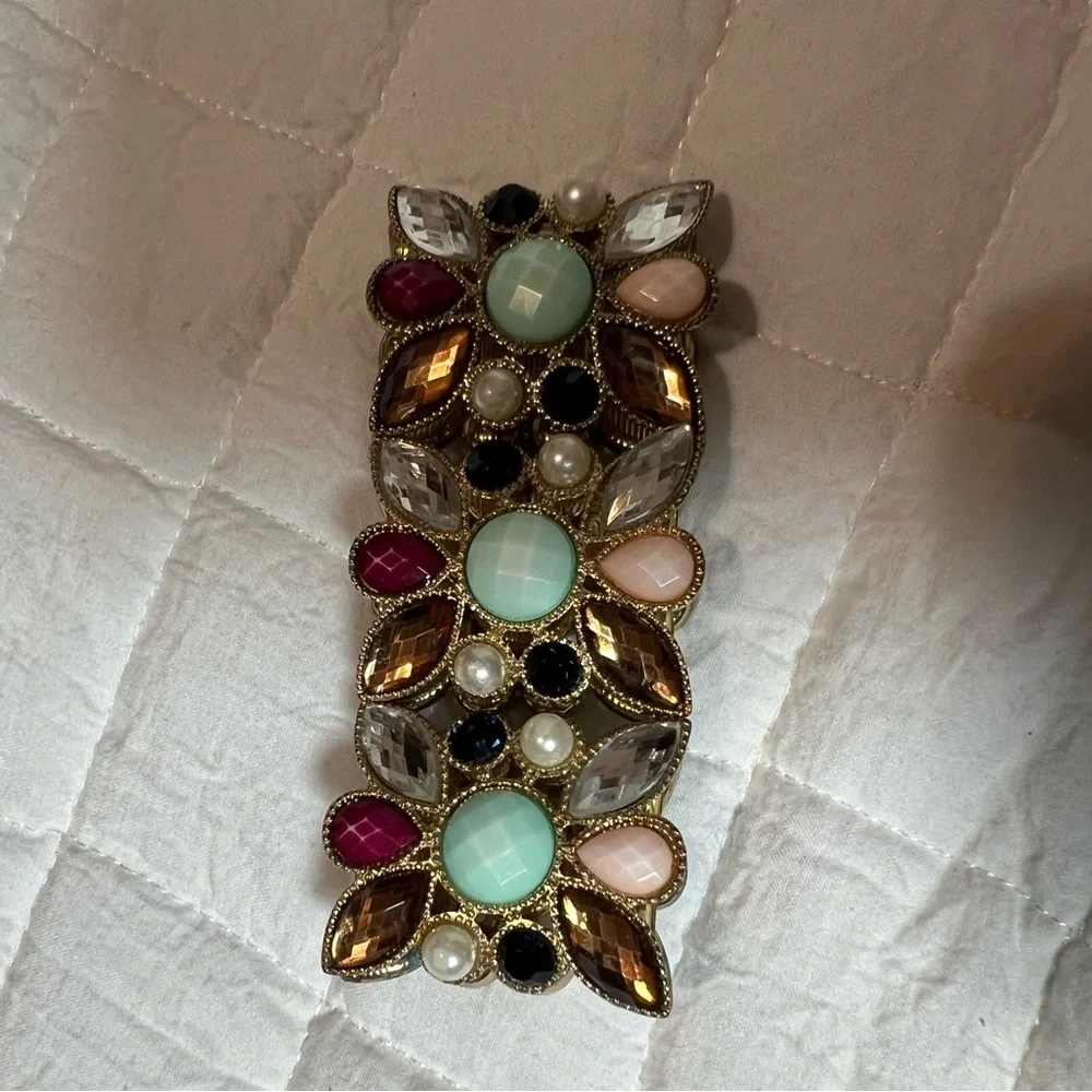 Ornate Multi Colored Gemstone Bracelet